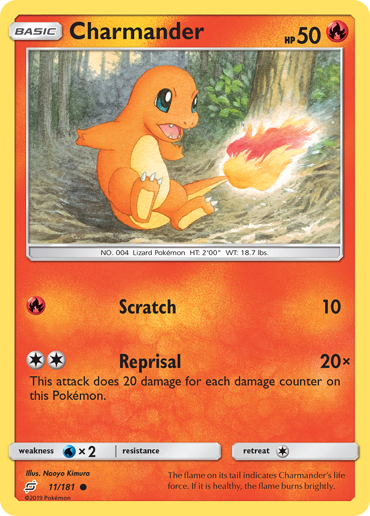 Charmander (11/181) [Sun & Moon: Team Up] | Good Games Cannington