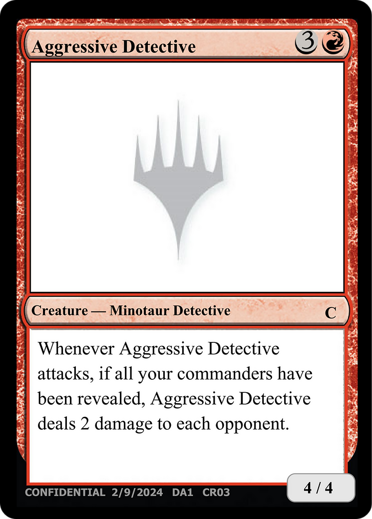 Aggressive Detective [Unknown Event] | Good Games Cannington