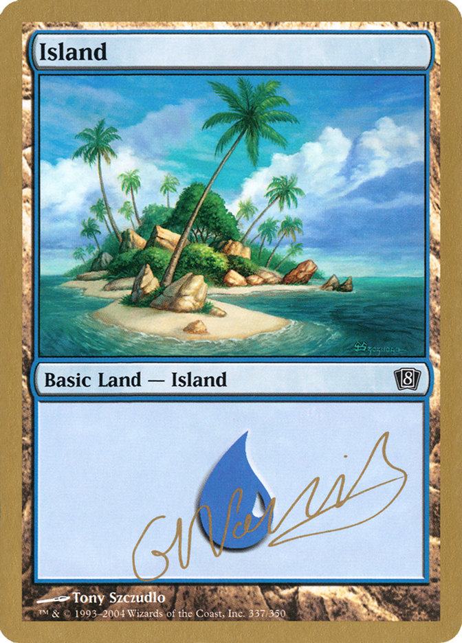 Island (gn337) (Gabriel Nassif) [World Championship Decks 2004] | Good Games Cannington