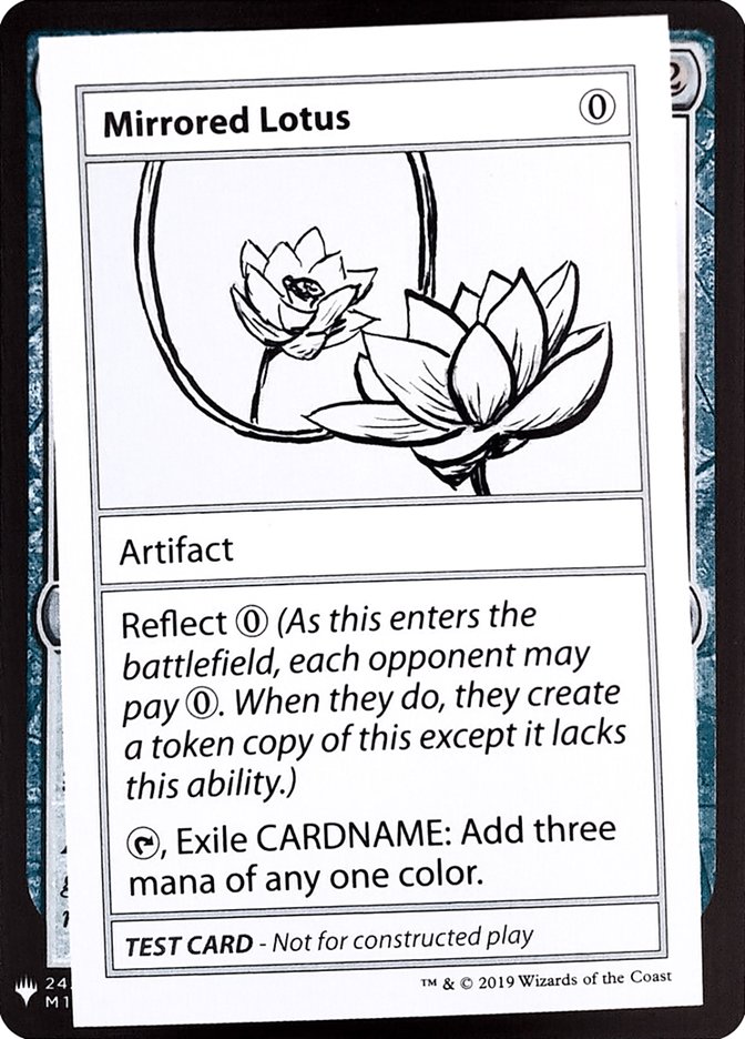 Mirrored Lotus [Mystery Booster Playtest Cards] | Good Games Cannington
