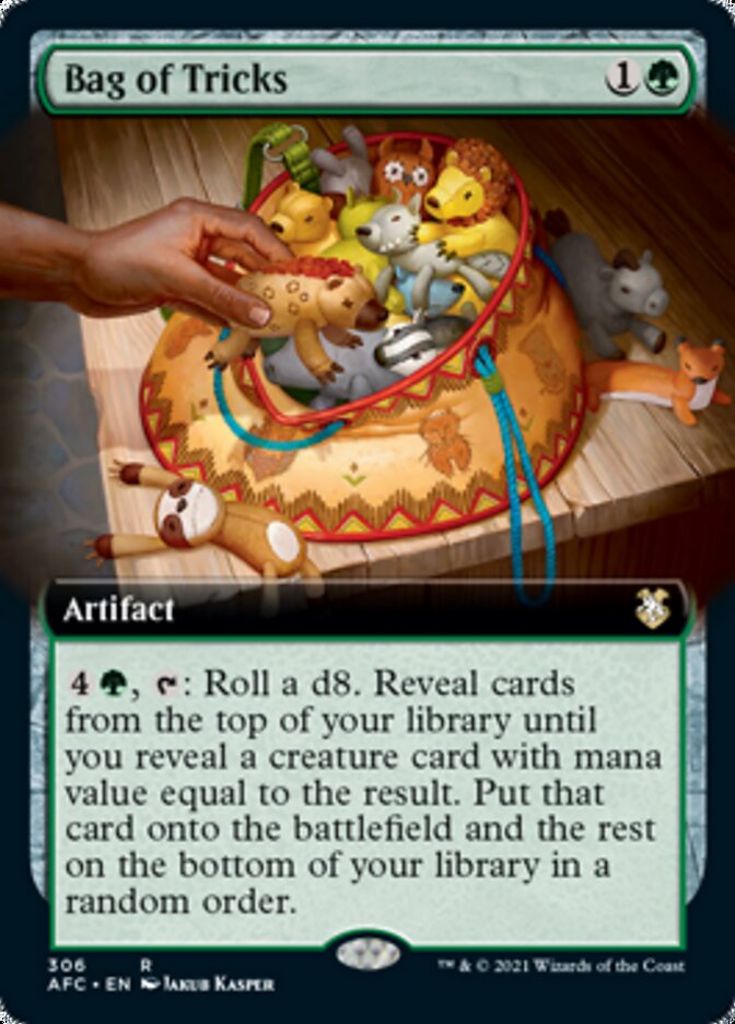 Bag of Tricks (Extended Art) [Dungeons & Dragons: Adventures in the Forgotten Realms Commander] | Good Games Cannington