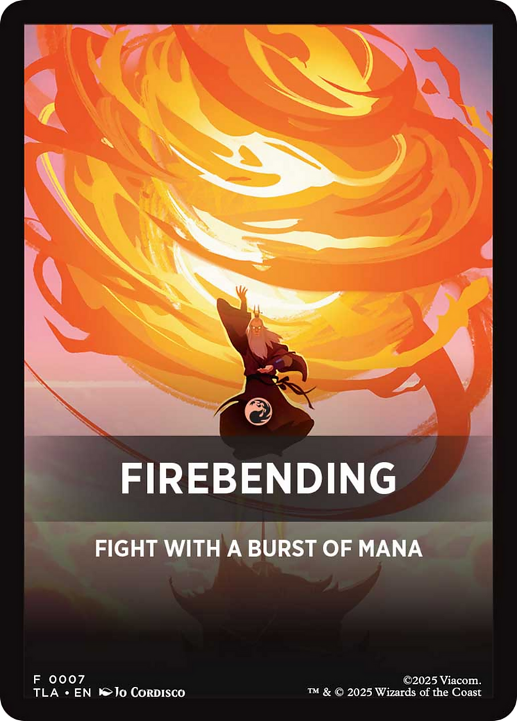 Firebending Theme Card [Avatar: The Last Airbender] | Good Games Cannington