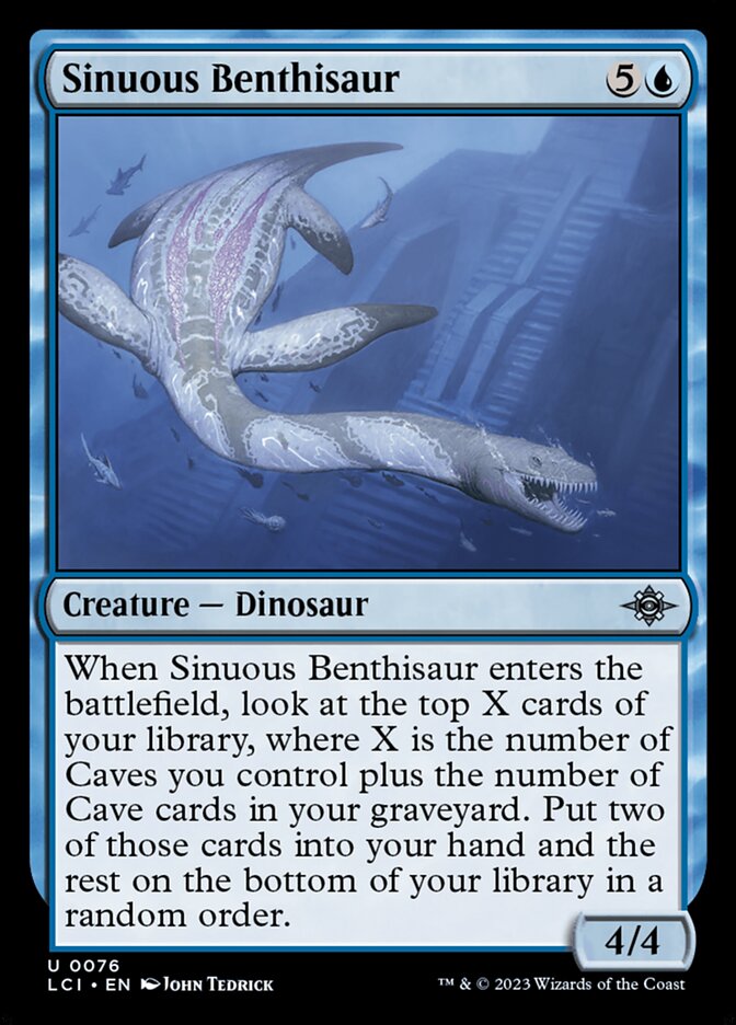 Sinuous Benthisaur 76/291 (The Lost Caverns of Ixalan)  | Good Games Cannington