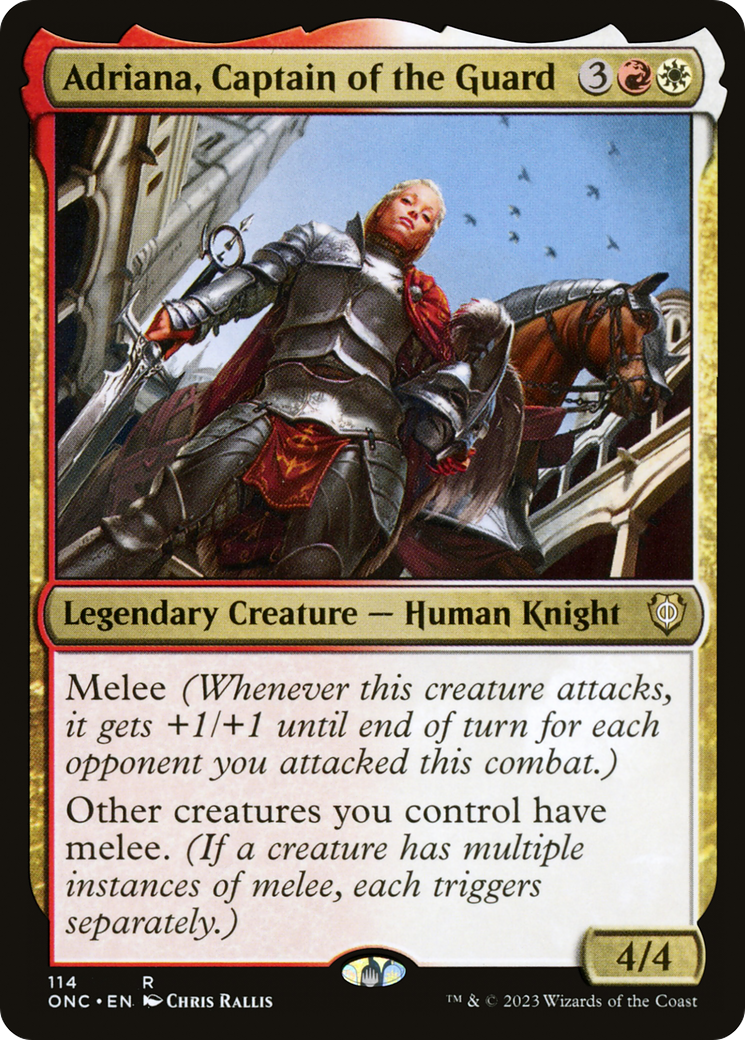 Adriana, Captain of the Guard [Phyrexia: All Will Be One Commander] | Good Games Cannington