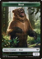 Treasure // Bear Double-Sided Token [Kaldheim Tokens] | Good Games Cannington