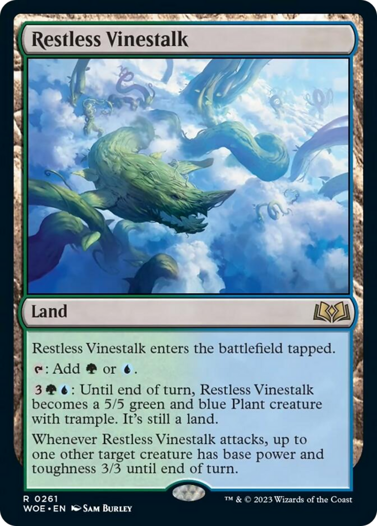 Restless Vinestalk [Wilds of Eldraine] | Good Games Cannington
