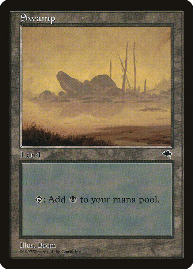 Swamp (Large Jutting Stone) [Tempest] | Good Games Cannington