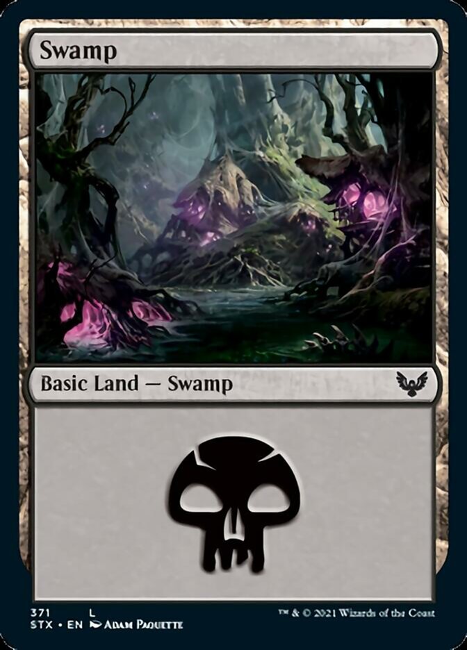 Swamp (371) [Strixhaven: School of Mages] | Good Games Cannington
