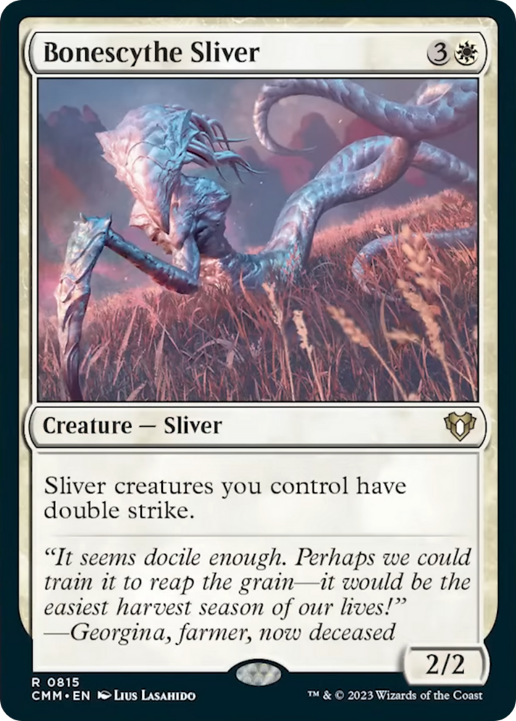 Bonescythe Sliver [Commander Masters] | Good Games Cannington