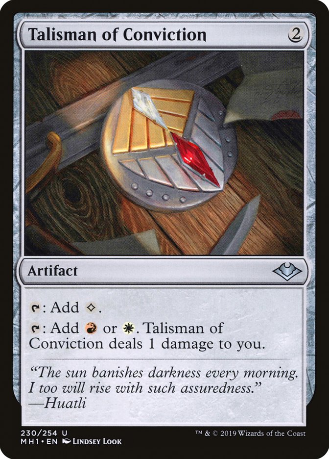 Talisman of Conviction [Modern Horizons] | Good Games Cannington
