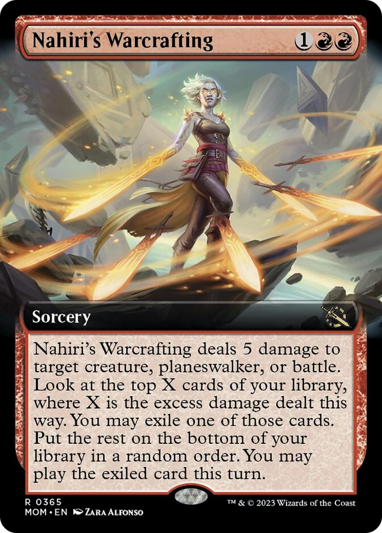 Nahiri's Warcrafting (Extended Art) [March of the Machine] | Good Games Cannington