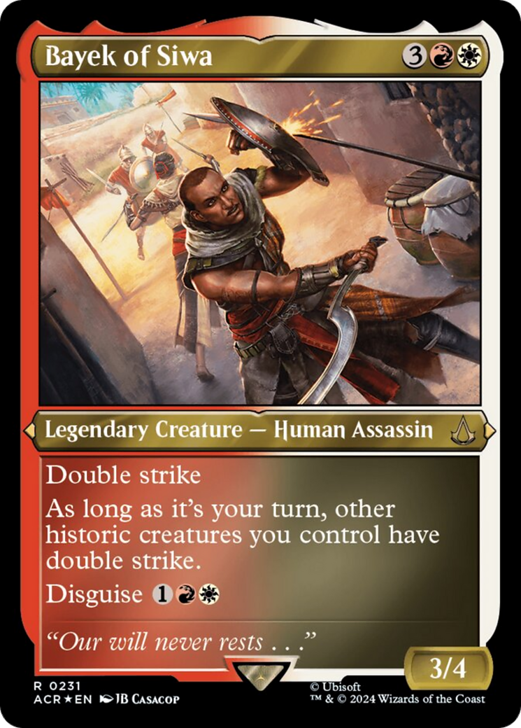 Bayek of Siwa (Foil Etched) [Assassin's Creed] | Good Games Cannington