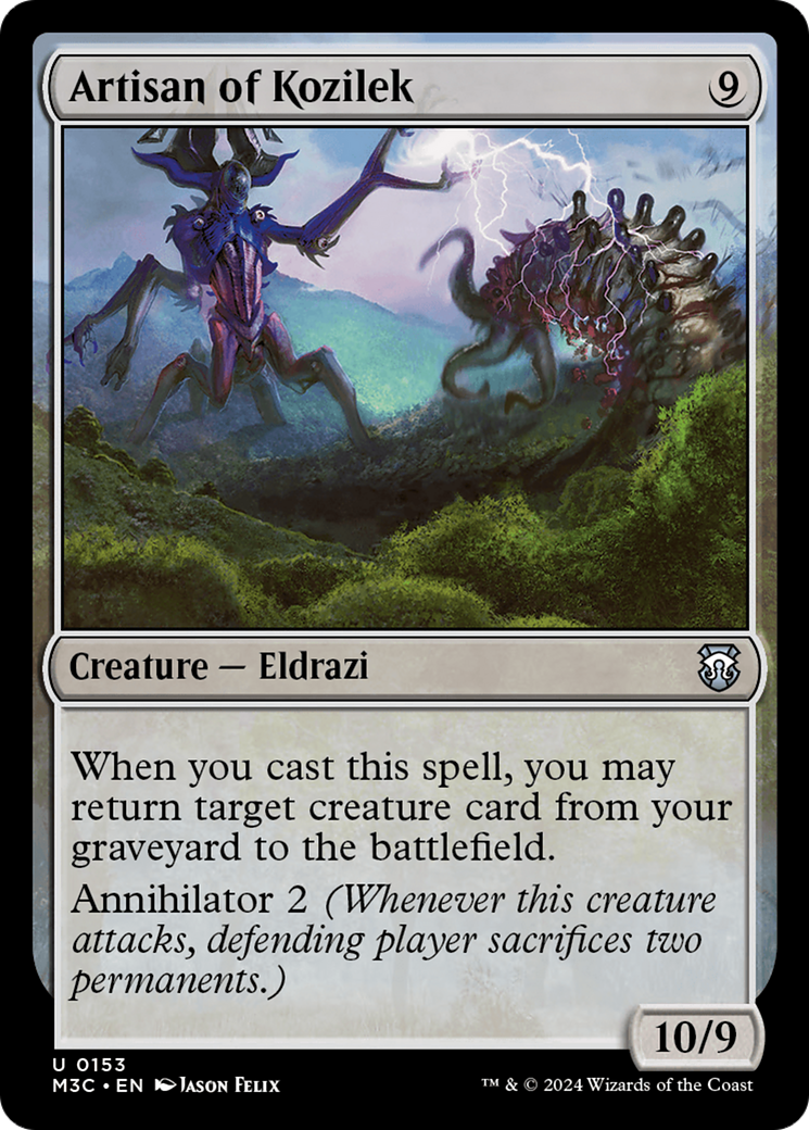 Artisan of Kozilek (Ripple Foil) [Modern Horizons 3 Commander] | Good Games Cannington