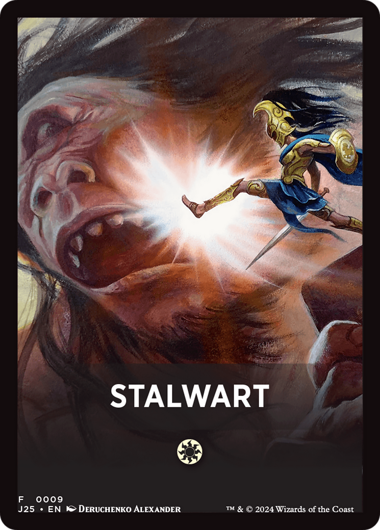 Stalwart Theme Card [Foundations Jumpstart Front Cards] | Good Games Cannington