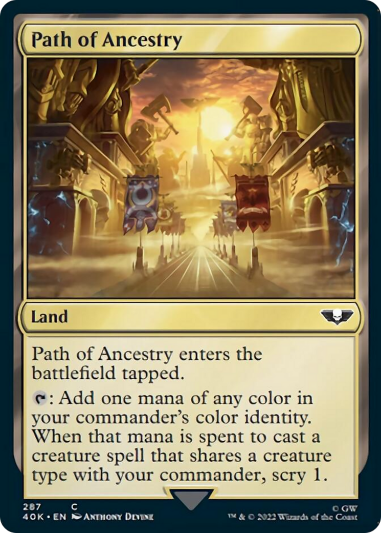 Path of Ancestry (Surge Foil) [Warhammer 40,000] | Good Games Cannington