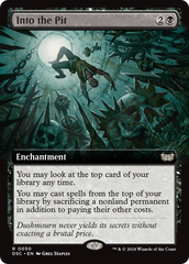 Into the Pit (Extended Art) [Duskmourn: House of Horror Commander] | Good Games Cannington