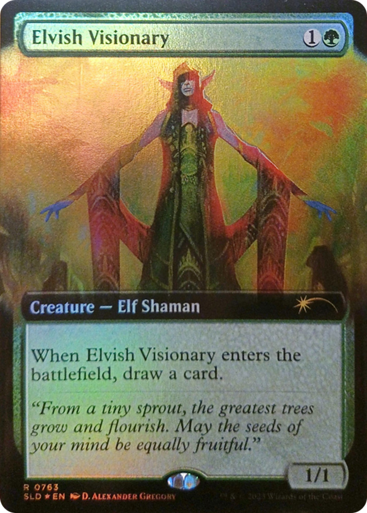 Elvish Visionary (Extended Art) [Secret Lair Drop Series] | Good Games Cannington