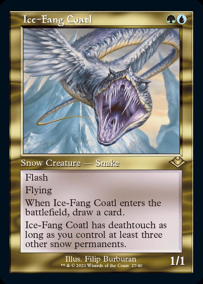 Ice-Fang Coatl (Retro) [Modern Horizons] | Good Games Cannington