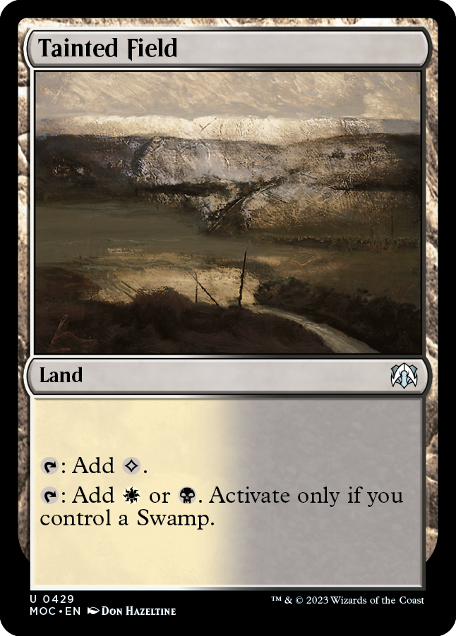 Tainted Field [March of the Machine Commander] | Good Games Cannington