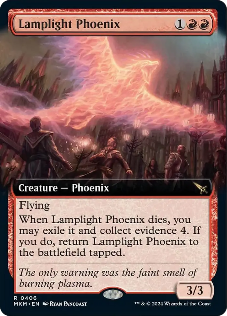Lamplight Phoenix (Extended Art) [Murders at Karlov Manor] | Good Games Cannington