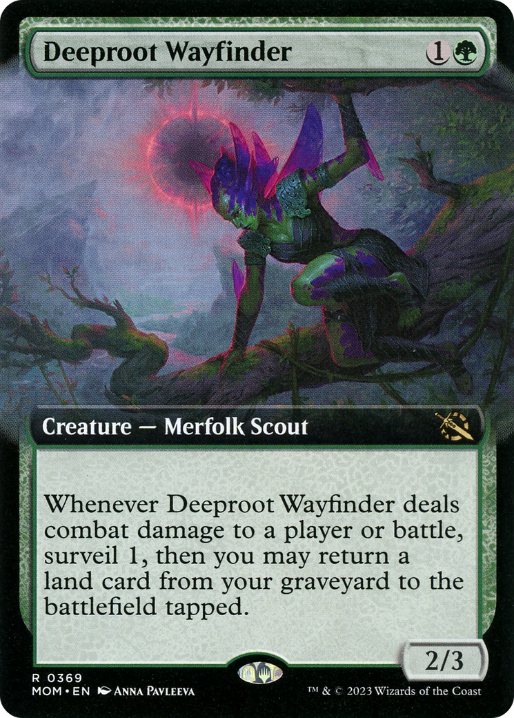 Deeproot Wayfinder (Extended Art) [March of the Machine] | Good Games Cannington