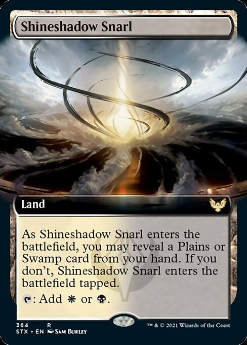Shineshadow Snarl (Extended Art) [Strixhaven: School of Mages] | Good Games Cannington