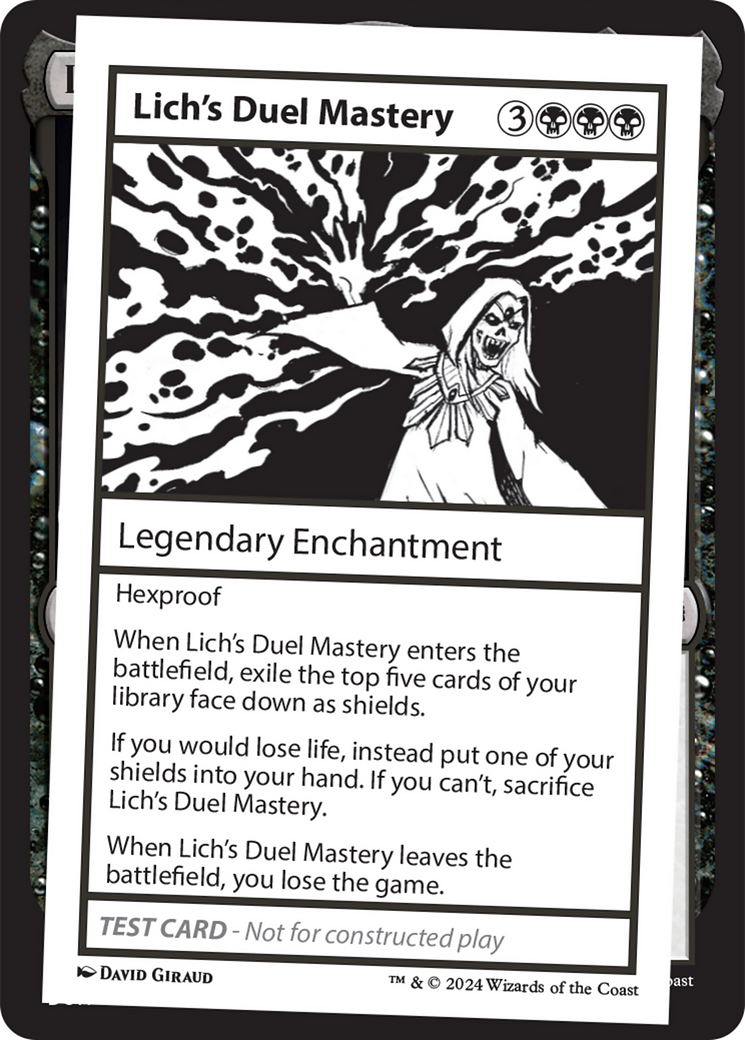 Lich's Duel Mastery [Mystery Booster 2 Playtest Cards] | Good Games Cannington