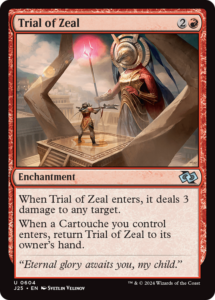 Trial of Zeal [Foundations Jumpstart] | Good Games Cannington