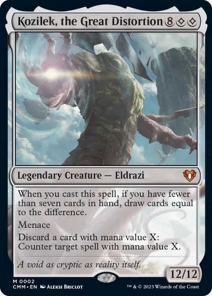Kozilek, the Great Distortion [Commander Masters] | Good Games Cannington