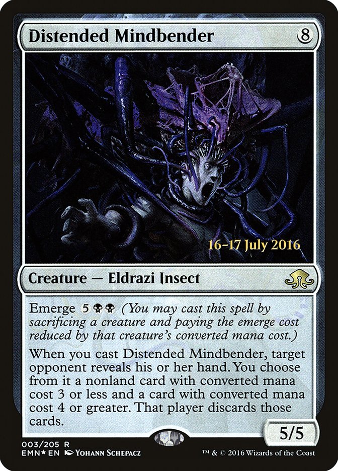 Distended Mindbender [Eldritch Moon Prerelease Promos] | Good Games Cannington