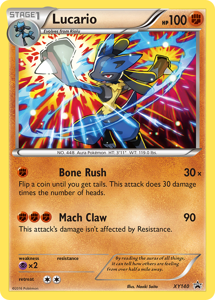 Lucario (XY140) [XY: Black Star Promos] | Good Games Cannington
