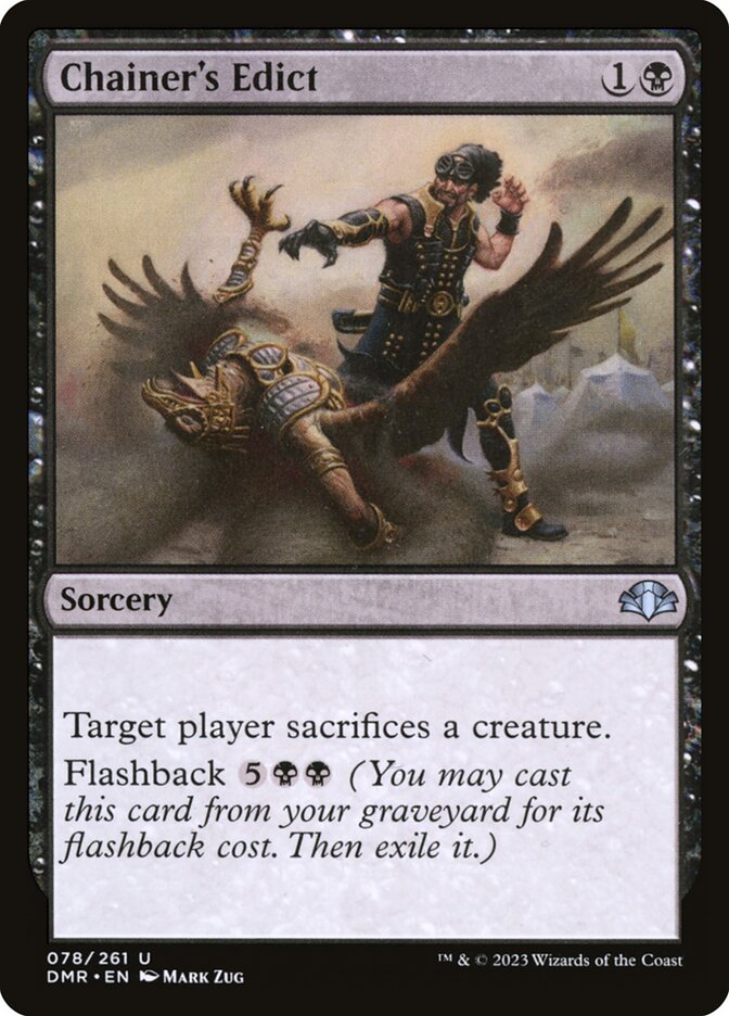 Chainer's Edict 78 (Dominaria Remastered)  | Good Games Cannington