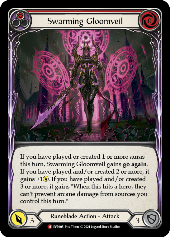 Swarming Gloomveil [EVR105] (Everfest)  1st Edition Normal | Good Games Cannington