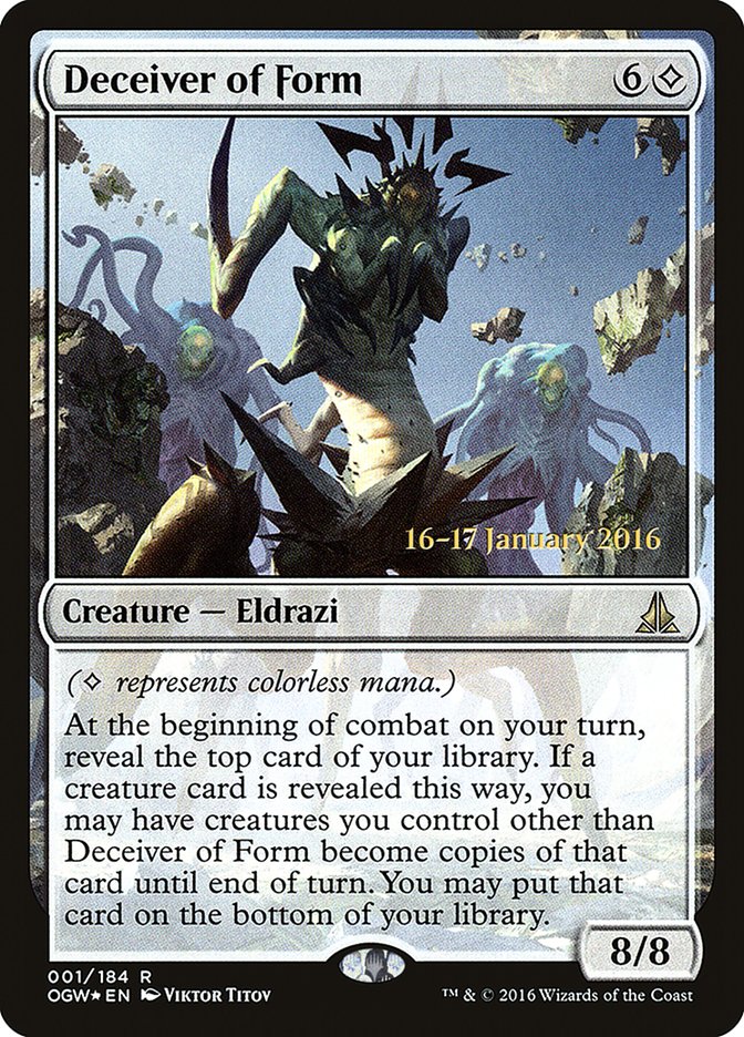 Deceiver of Form [Oath of the Gatewatch Prerelease Promos] | Good Games Cannington