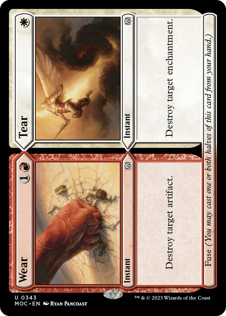 Wear // Tear [March of the Machine Commander] | Good Games Cannington