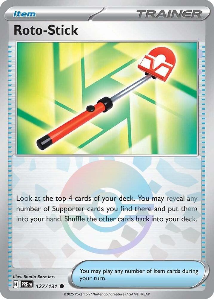 Roto-Stick (127/131) (Poke Ball Pattern) [Scarlet & Violet: Prismatic Evolutions] | Good Games Cannington