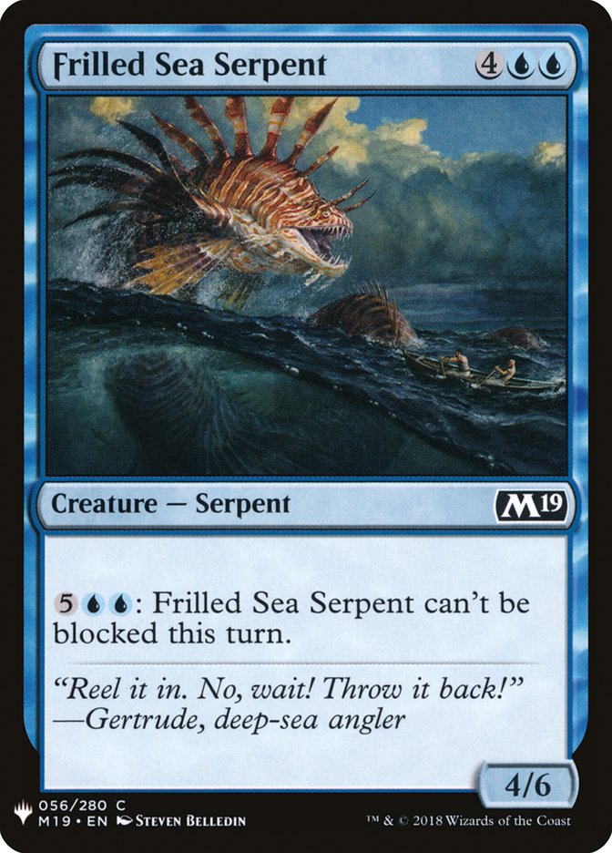 Frilled Sea Serpent [Mystery Booster] | Good Games Cannington