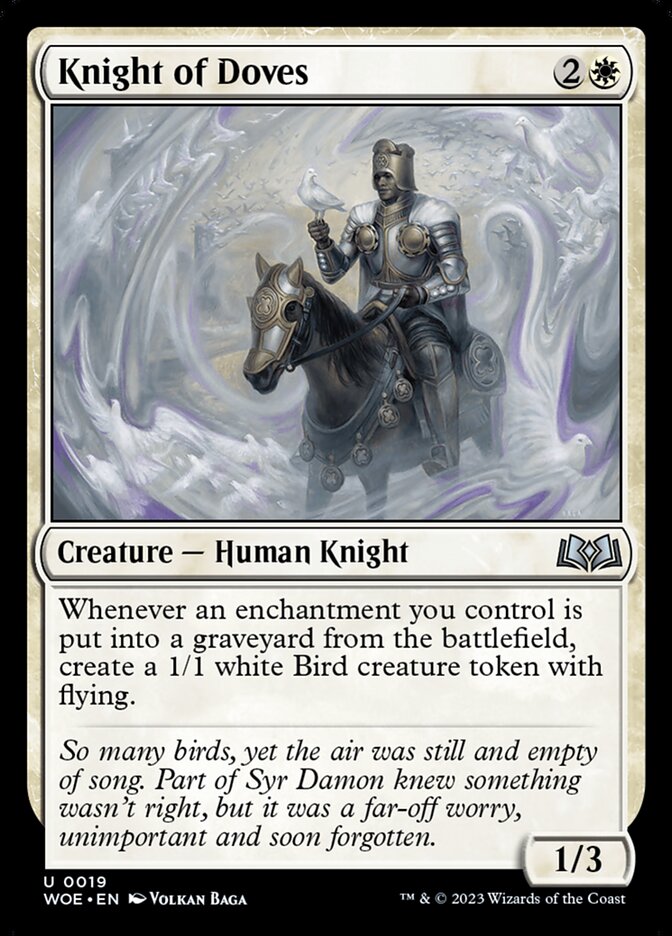 Knight of Doves 19 (Wilds of Eldraine)  | Good Games Cannington