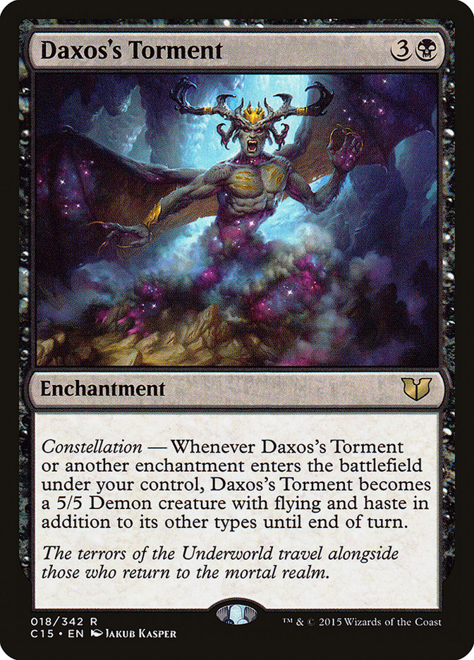 Daxos's Torment 18/342 (Commander 2015)  | Good Games Cannington