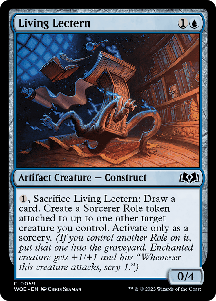 Living Lectern [Wilds of Eldraine] | Good Games Cannington