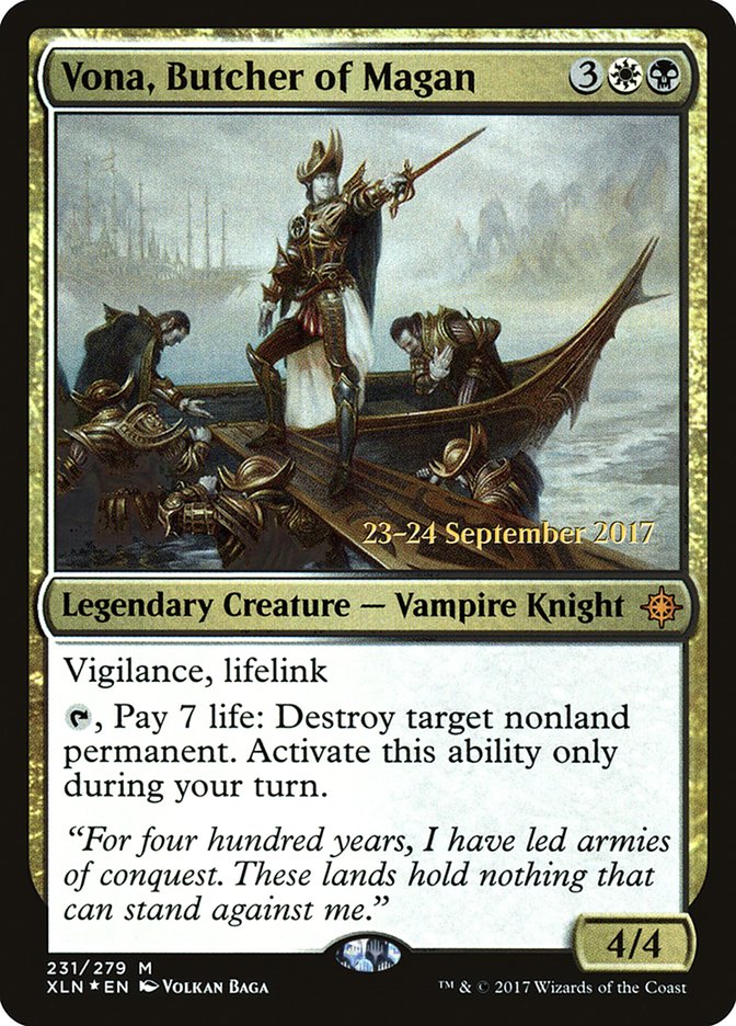 Vona, Butcher of Magan [Ixalan Prerelease Promos] | Good Games Cannington