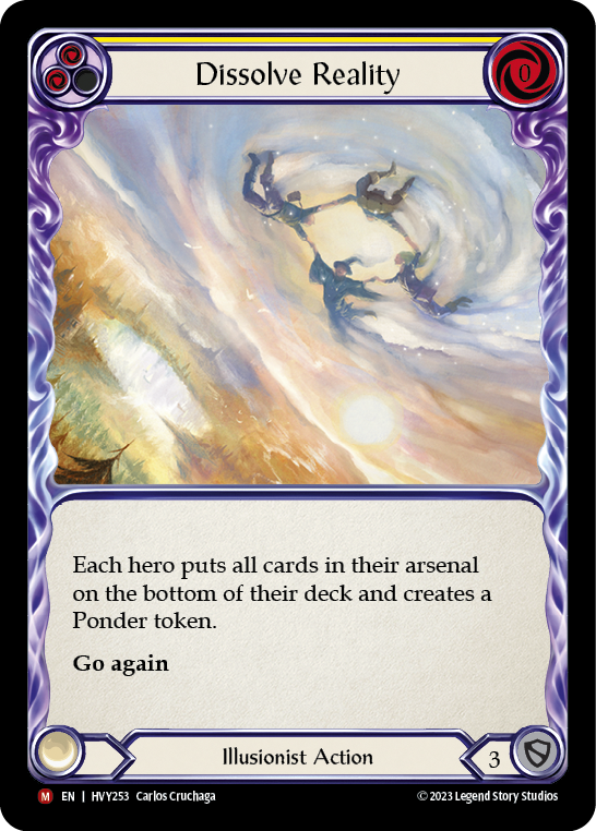 Dissolve Reality [HVY253] (Heavy Hitters)  Rainbow Foil | Good Games Cannington