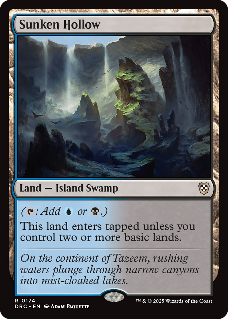 Sunken Hollow [Aetherdrift Commander] | Good Games Cannington