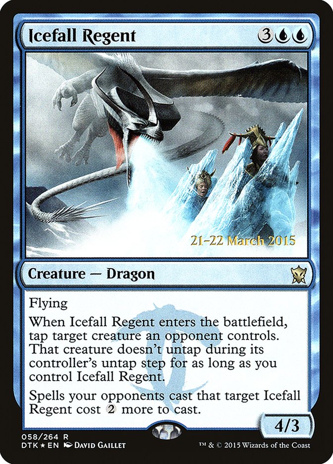 Icefall Regent [Dragons of Tarkir Prerelease Promos] | Good Games Cannington