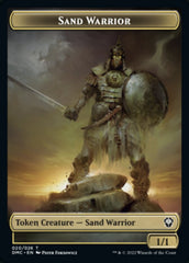 Phyrexian // Sand Warrior Double-Sided Token [Dominaria United Tokens] | Good Games Cannington