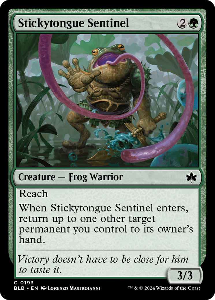 Stickytongue Sentinel [Bloomburrow] | Good Games Cannington