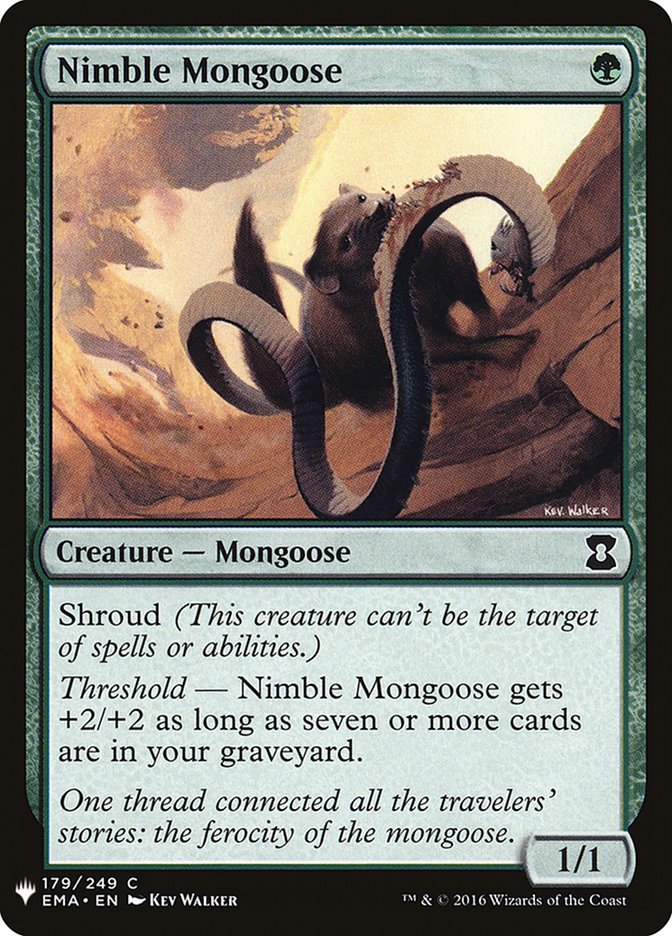 Nimble Mongoose [Mystery Booster] | Good Games Cannington