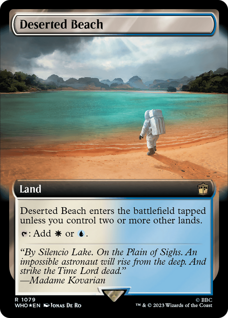 Deserted Beach (Extended Art) (Surge Foil) [Doctor Who] | Good Games Cannington