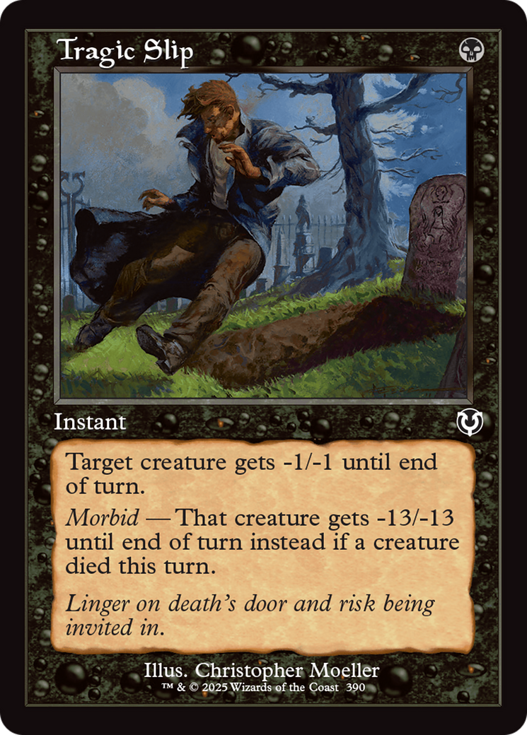 Tragic Slip (Retro Frame) [Innistrad Remastered] | Good Games Cannington