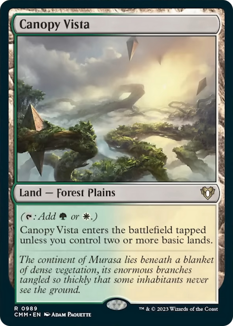 Canopy Vista [Commander Masters] | Good Games Cannington